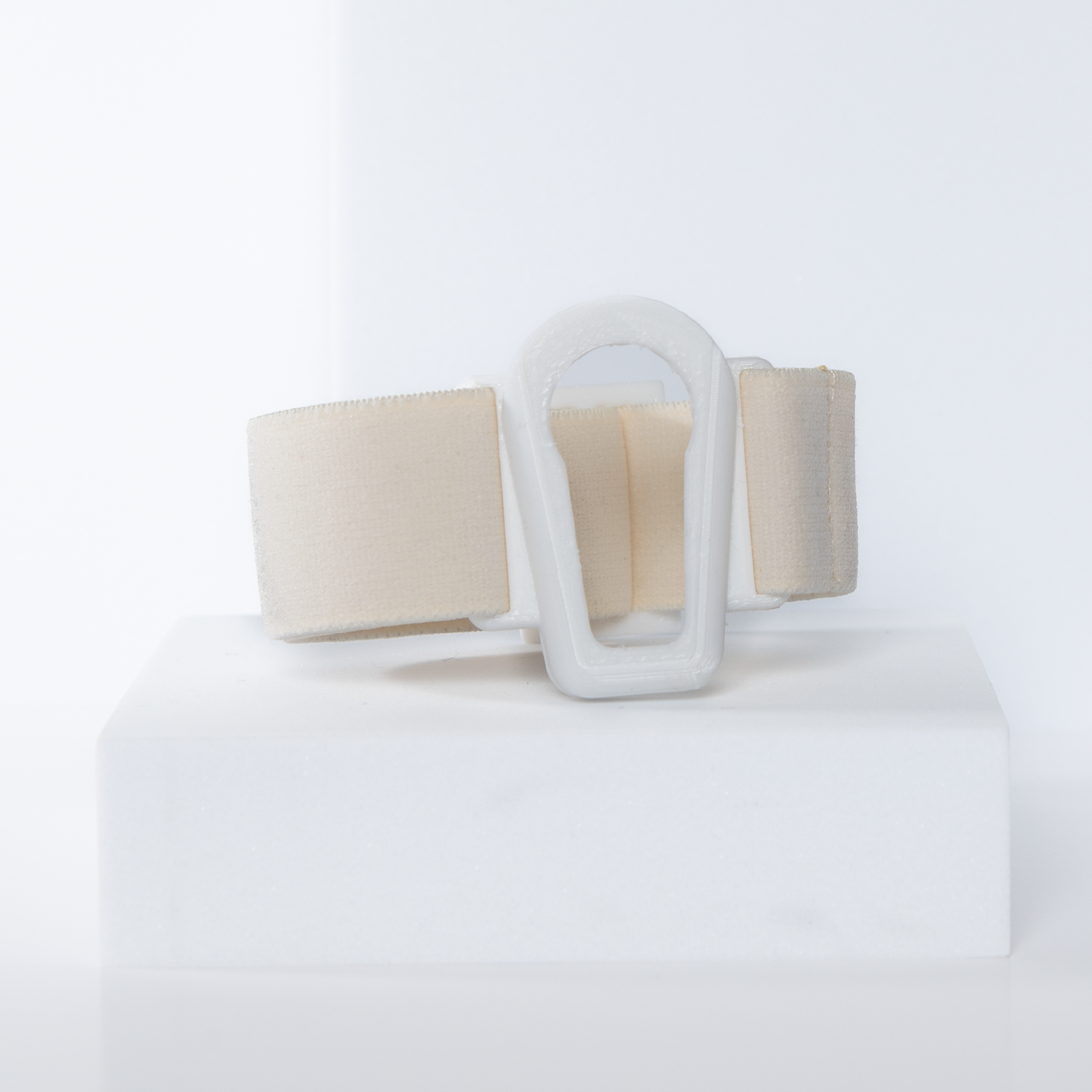 Brassard Dexcom G6 ⎥ Blanc ⎥ Beige